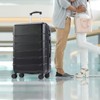 Udorich Travel Smart with Expandable Hard Sided Suitcase, 360° Rotating