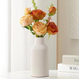 Mfacoy Flower Vase, Minimalist Decor, Modern Home Decorative Vase, Small Pampas Grass