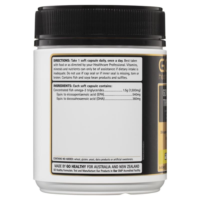 Go Healthy Fish 3000 Triple Strength Softgel 150 Capsules
