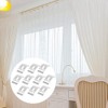 Angoily 10PCS Vertical Blind Clamps, Vertical Blind Top Fix Brackets,
