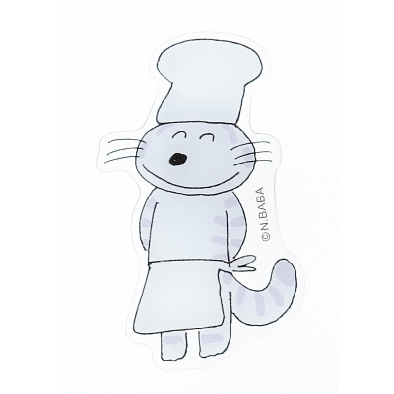 Gakken Staefl G05523 11 Piki Cat Clip, Acrylic Clip, Die