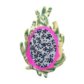 Cute Pitaya Hair Clip,Acetate Hair Clip,Big Claw Clip for Women,Novelty Hair Claw Clip