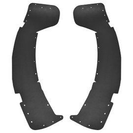 HECASA Rear Bed Inner Fender Liner Compatible with 2017-2023 Ford F350 F450 Super Duty Dually DRW, Fender Flare Splash Shield Wheelhouse Driver & Passenger Side