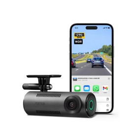 70mai Dash Cam M310, Dash Camera for Cars 1296P QHD, Smart Dash Cam Front Built in WiFi, 130° Wide-Angle FOV, WDR, Night Vision, iOS/Android Mobile App, Loop Recording, Parking Monitor, Time-Lapse