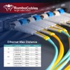 3ft(1m) OM4 LC LC Fiber Patch Cables MMF Multimode, Options