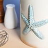 Bicuzat Ceramic Starfish Embossed Utensil Holder, Large Cooking Utensil Crocks