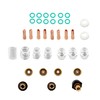 Thomletha 36pcs TIG Welding Gas Lens Kit Stubby 4-12 -