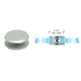 CRL Satin Anodized Aluminum Mini Mall Front Glass Clamp