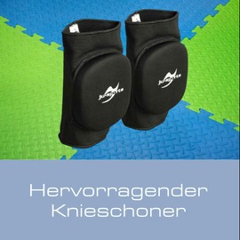 Ju-Sports Knee Pads Pro Black Fabric - Elastic Cotton I Stretchy Ankle Support for Martial Arts I For Women, Men & Children I Size M