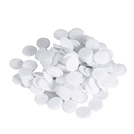 500 Filtros de Microdermoabrasión, Filtros de Algodón, Filtro de Algodón de Esponja de Repuesto (Almohadillas Filtrantes Redondas de 10 mm + Rondas de Algodón)