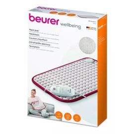 Beurer Cojín Almohadilla Térmica Electrica Extra Suave Y Transpirable Hkc Beurer Color Beige