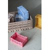 Ay-Kasa Folding Crate, Sturdy Folding Box, Plastic, Stackable, Gold, Mini