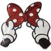 Mickey Cartoon Mouse Hands with Bow Sequins Embroidered 10" Tall