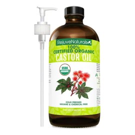 Aceite Orgánico De Ricino, 100 Puro, Hexano Última Interven                                                                                           
