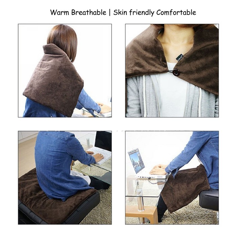Heating Shoulder Pad Portable 3 Levels USB Adjustable Breathable Hot