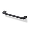 TUNNY 10 Pack Modern Cabinet Handles-5"/128mm Screw Spacing Matte Black