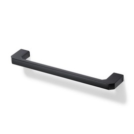 TUNNY 10 Pack Modern Cabinet Handles-5"/128mm Screw Spacing Matte Black Solid Furniture Hardware Handles Cabinet Hardware Kitchen Cabinet Handles for Bathroom Drawer Pulls