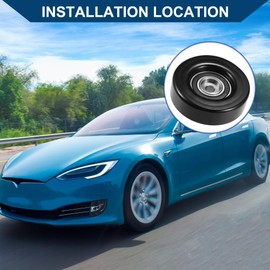 Hihaha Automatic Belt Drive Tensioner for Suzuki SX4 2007-2009 / Inner/Durable / 1 Pcs Black Silver Tone