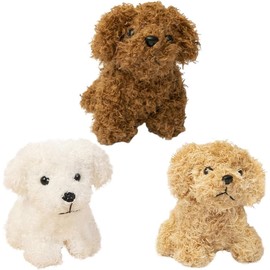 ZPSOSPZ Puppy Plush Dolls, Puppy Stuffed Animal 3pcs Dog plush doll, Cute Imitation Dog Plush Toys, Gifts For Boys Girls Party 10cm