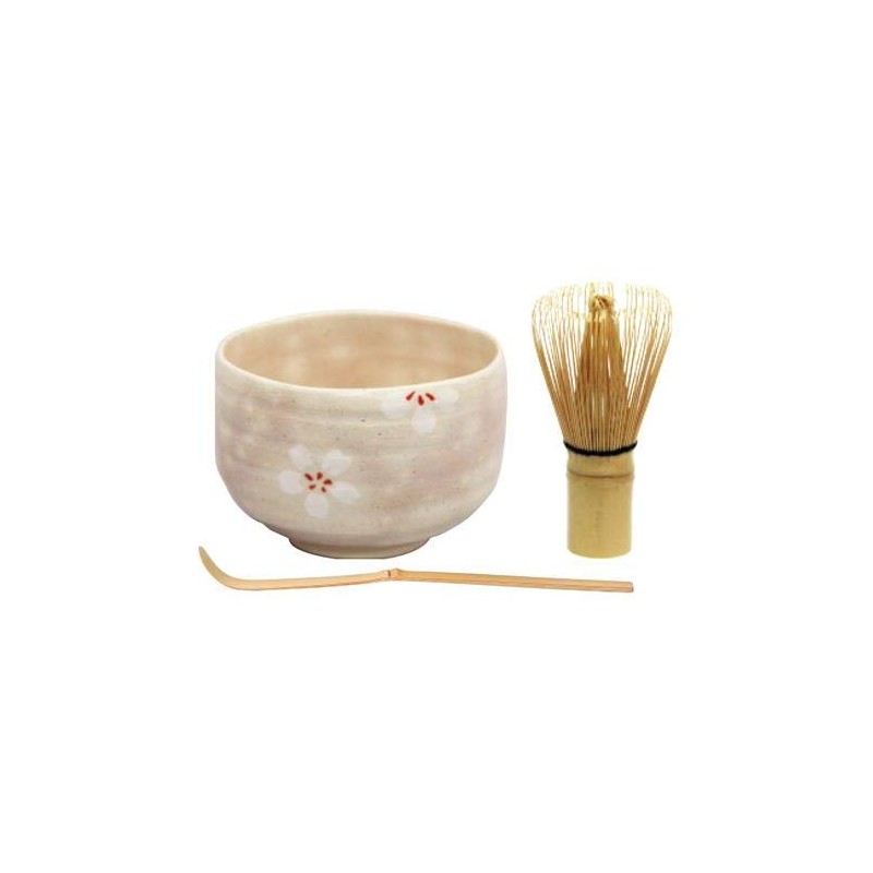 World Create, Inc. Pink Matcha Bowl: Φ3.7 x H3.0 inches
