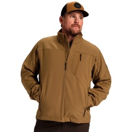 Beretta Men's Daybreak Softshell Outdoor Hiking & Upland Hunting Lightweight Water-Repellent Breathable Mesh Lined Jacket, Otter, X-Large
