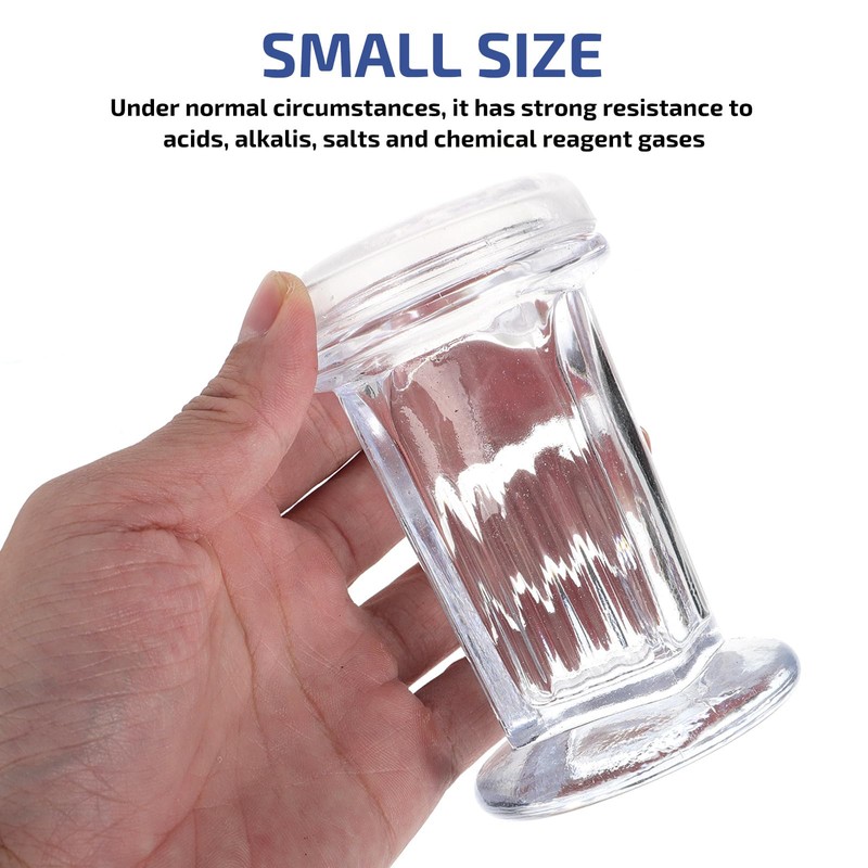 iplusmile Coplin Jars Glass Staining Jar 5- Slide Capacity Staining