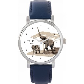 Toff London Ladies African Elephants Watch