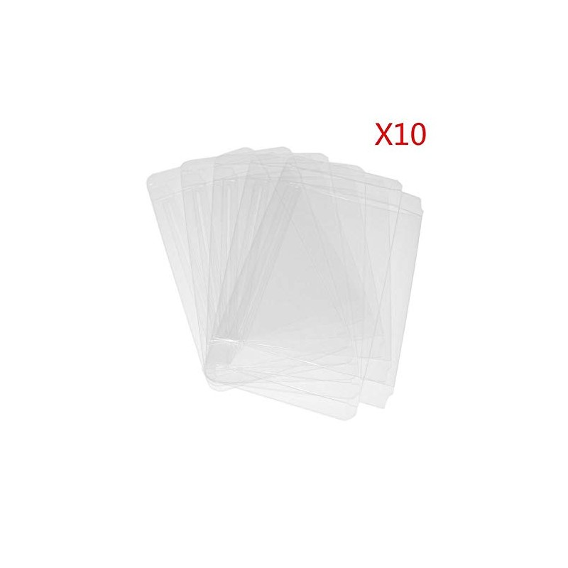 WICAREYO 10PCS Fall-Hülse für NES Kasten Spielpatrone CIB Schutz für