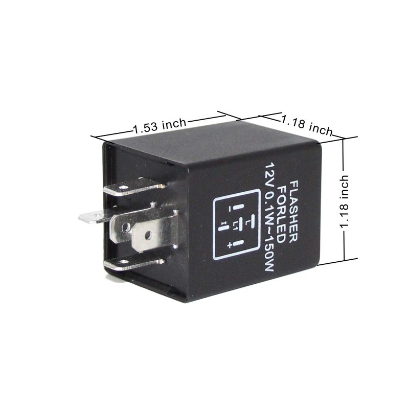 Alla Lighting 5-Pin EP27 FL27 Electronic LED Flasher Relay Fix