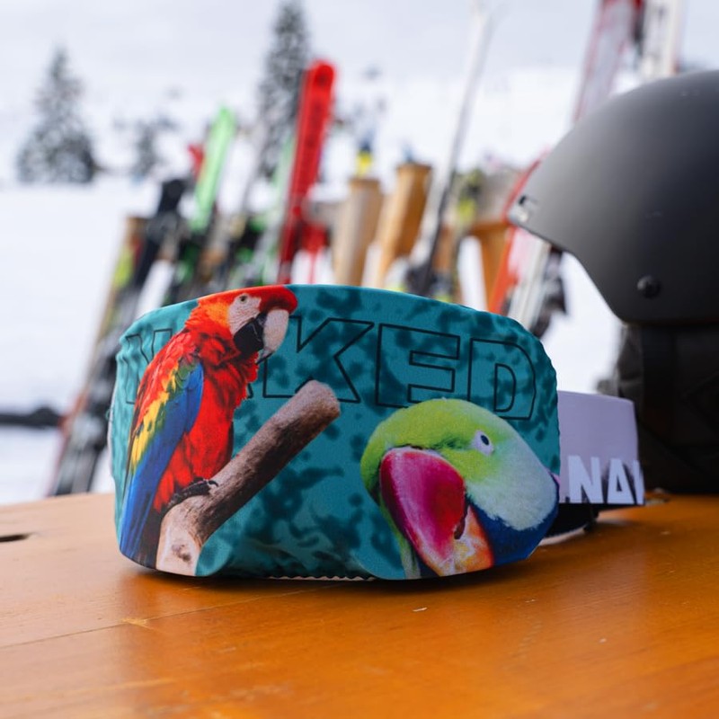 NAKED Optics Ski Goggles Protective Cover, Microfibre Glass Protection Cover,