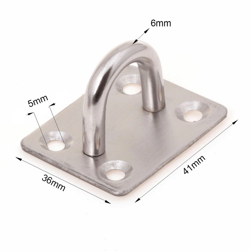 COTOWIN Stainless Steel Heavy Security Hasp (5-inch)