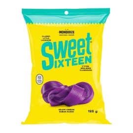 Mondoux Sweet Sixteen Ribbon Gummy, Grape Flavored, 125g/4.3 oz.