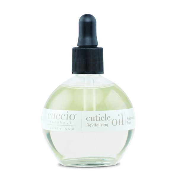 Cuccio Naturale Cuticle Revitalizing Oil - Hydrating Oil For Repaired Cuticles Overnight - Remedy For Damaged Skin And Thin Nails - Paraben Free, Cruelty-Free Formula - Fragrance-Free - 2.5 Oz