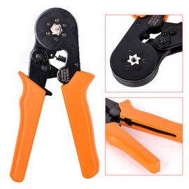 NUZAMAS Adjustable Ratchet Sleeve Hexagonal Crimping Tool 0.25~6.0mm AWG 23-10