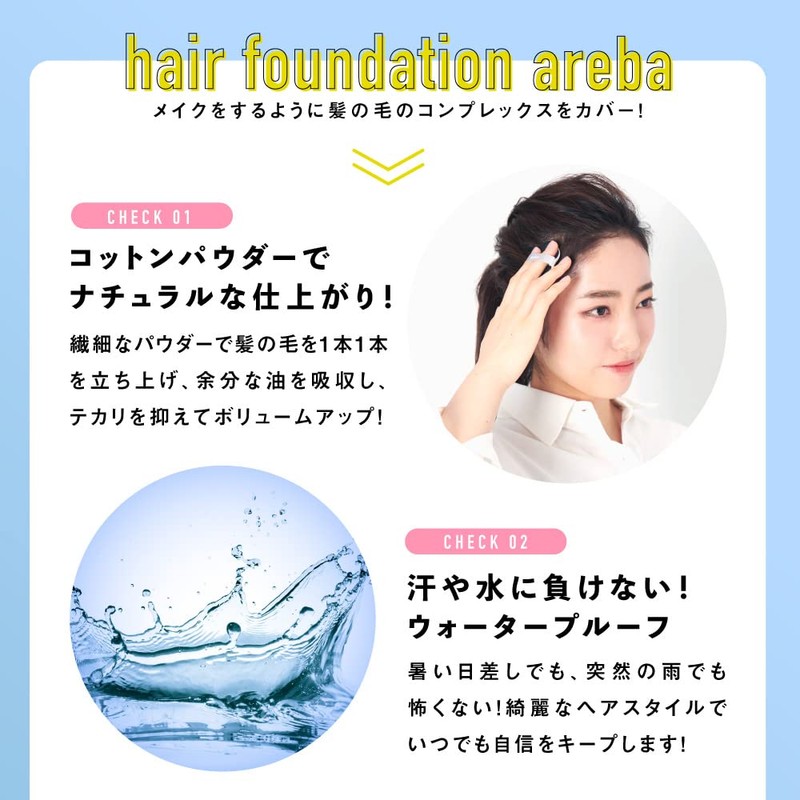 Aleva Hair Foundation, Thin Hair, Hide Gray Hair, Retouch, Unisex,
