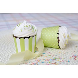 Staedtler Paper Baking Cups, Green, 30 x 5 x 4.7 cm