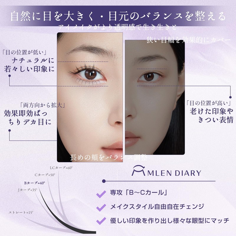False Eyelashes, No Glue, No Glue, No Glue, 3D Lower