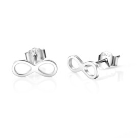 Philip Jones Sterling Silver Infinity Earrings