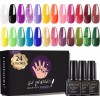 Limegirl Geles Semipermanente Esmaltes Uñas (kit 24 Pzs Color Gelesh)