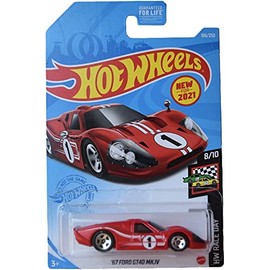 Hot Wheels '67 Ford GT40 Mk.IV, Retro Racers 4/10 [red] 106/250
