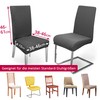 DecoHomeTextil Universal Stretch Plain Chair Cover, Chair Cover, Covers