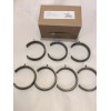 Restoration Estate 7 C-Loop Curtain Rings Antiqued Siver Finish Large