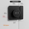 ETEKJOY Keyless Cabinet Lock 3-Digit Combination for Swinging/Sliding Door Drawer