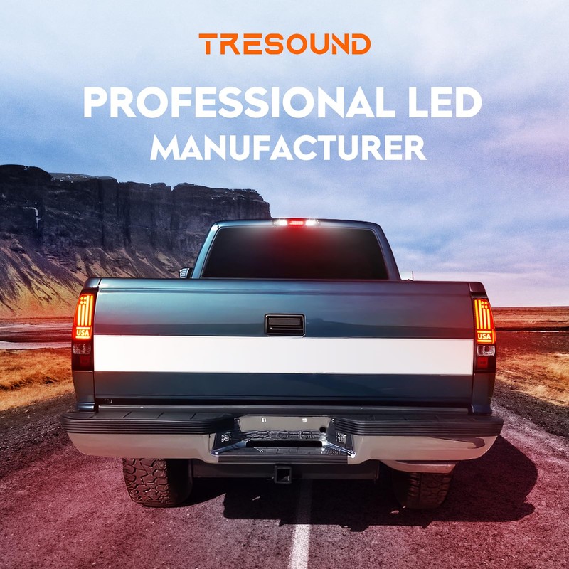 Tail Light + 3rd Third Brake Cargo Lamp for Chevy