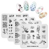 KADS Nail Art Stamp Plate Flower Series Nail stamping plate