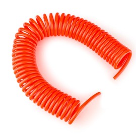 TAILONZ 9M 6x4mm Red PU Coiled Pneumatic Air Hose
