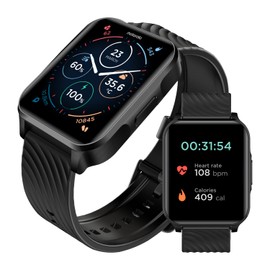 Motorola Moto Watch 70 - Health and Fitness Bluetooth Smartwatch for Every Day Wear, Advanced Health Features, Up to 10 Days Battery Life - Compatible with Android and iOS, Phantom Black