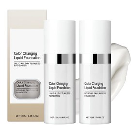 Primer Makeup, Make Up Foundation, Colour-Changing Foundation, Colour Changing Foundation for Mature Skin, Long-Lasting Moisturising, Hides Wrinkles and Lines