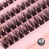 False Eyelashes Natural style, Multipack False Eyelashes, Lash Clusters, Lengthening