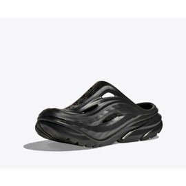 Hoka Unisex Ora Recovery Mule Slide Sandal, Black/Black, 8 US Men